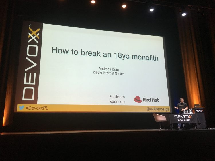 How to break an 18yo monolith on stage